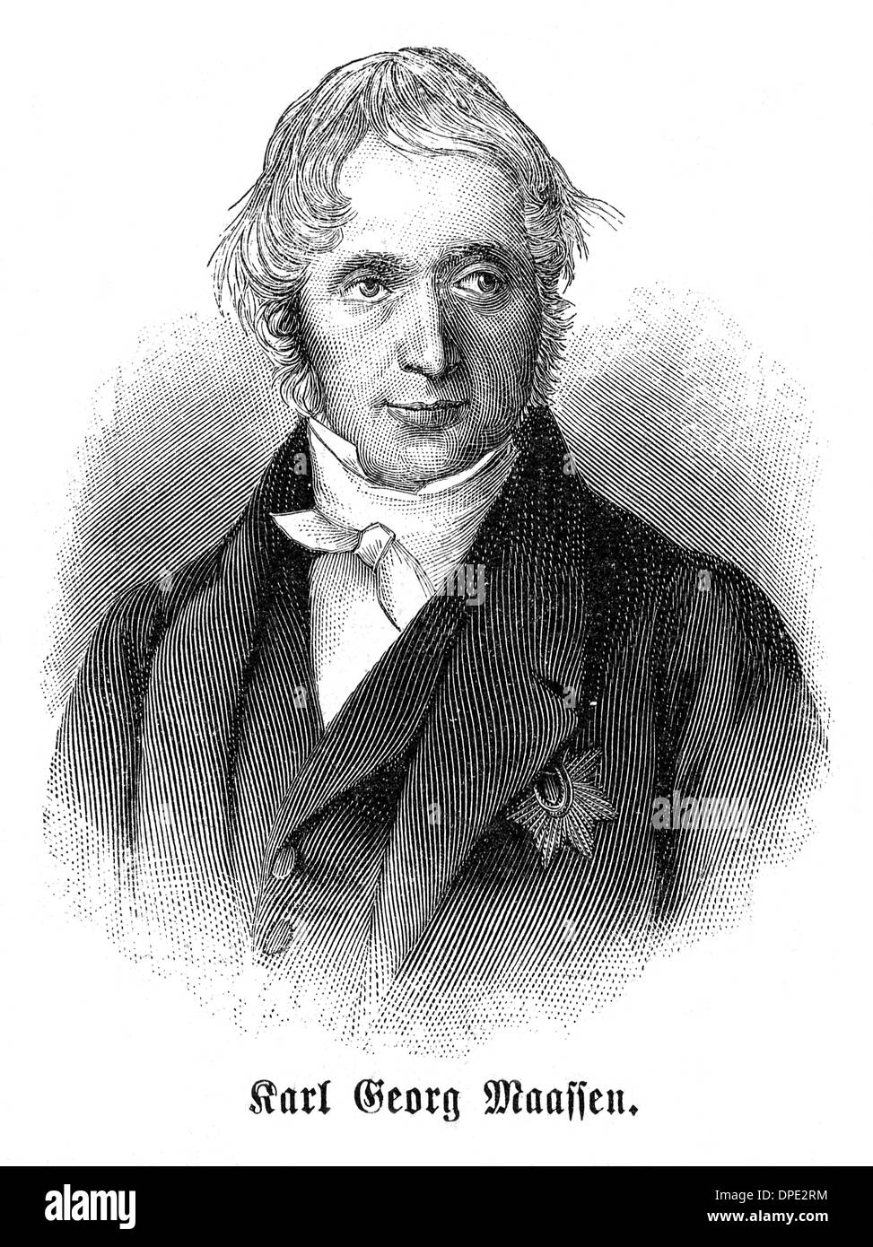 KARL GEORG MAASSEN Foto Stock