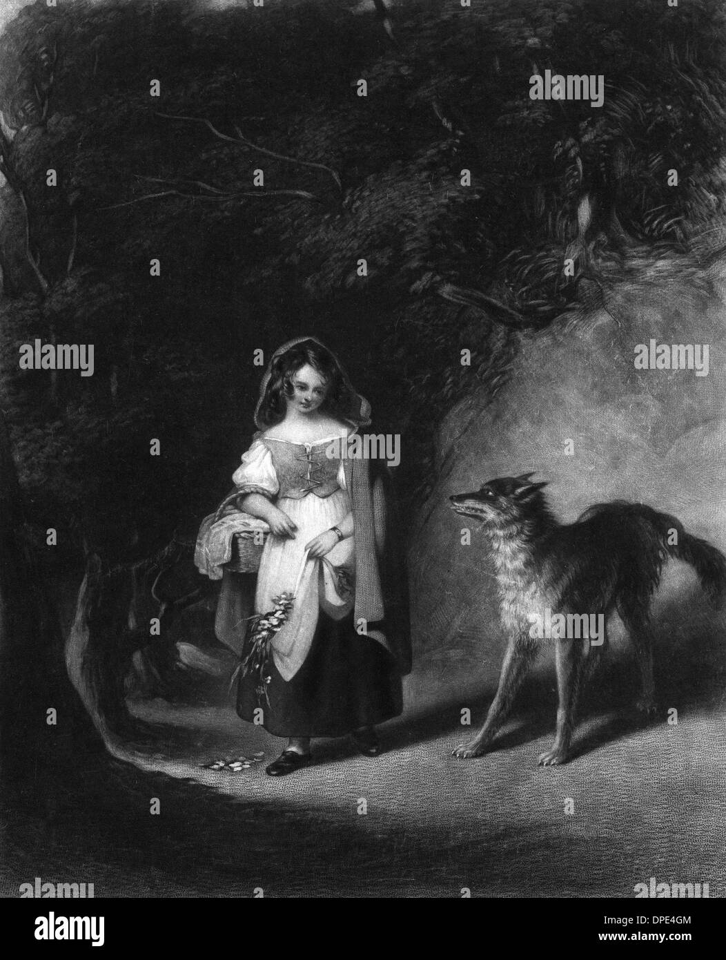 LITTLE Red Riding Hood Foto Stock