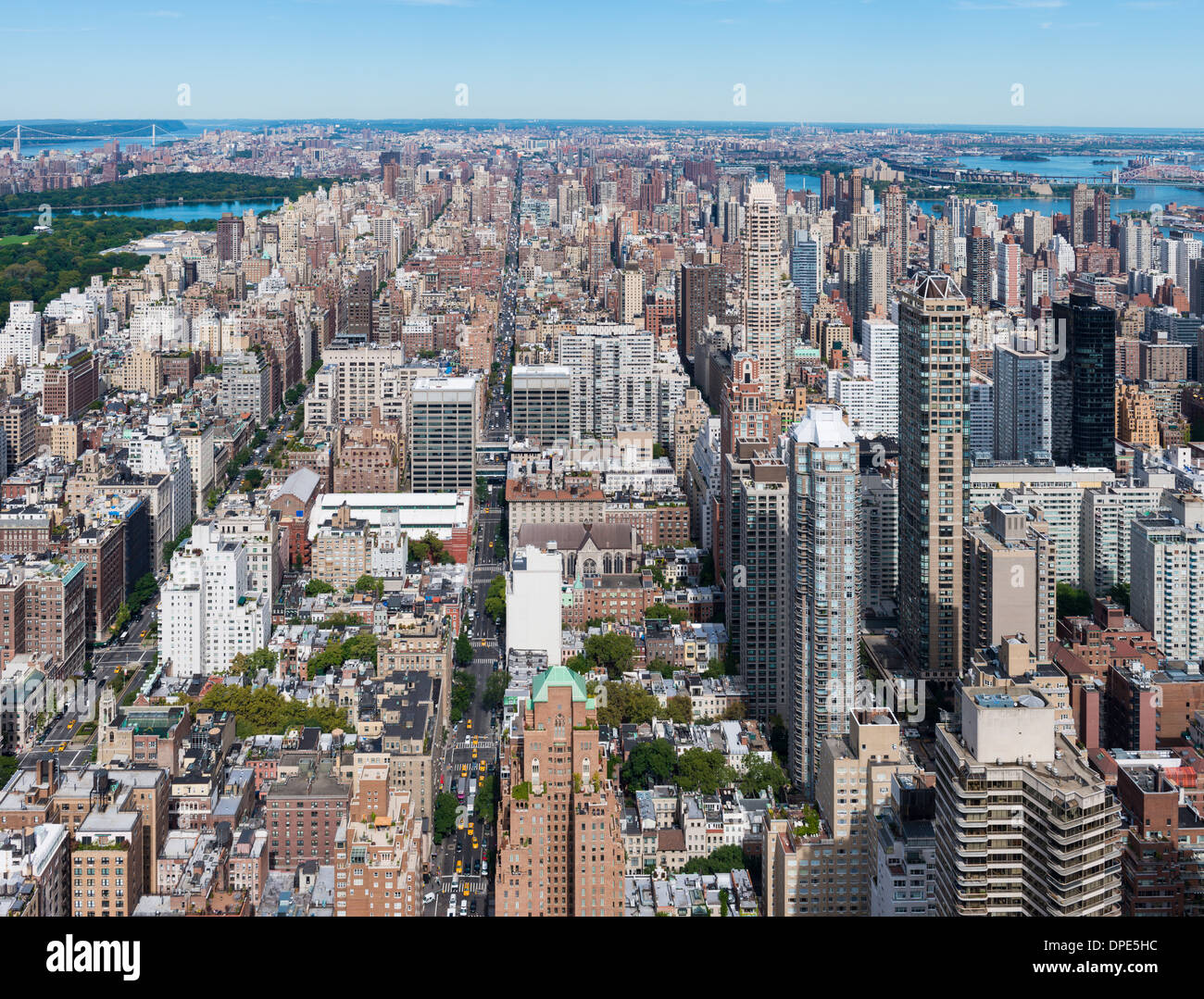 Upper Manhattan New York City Foto Stock