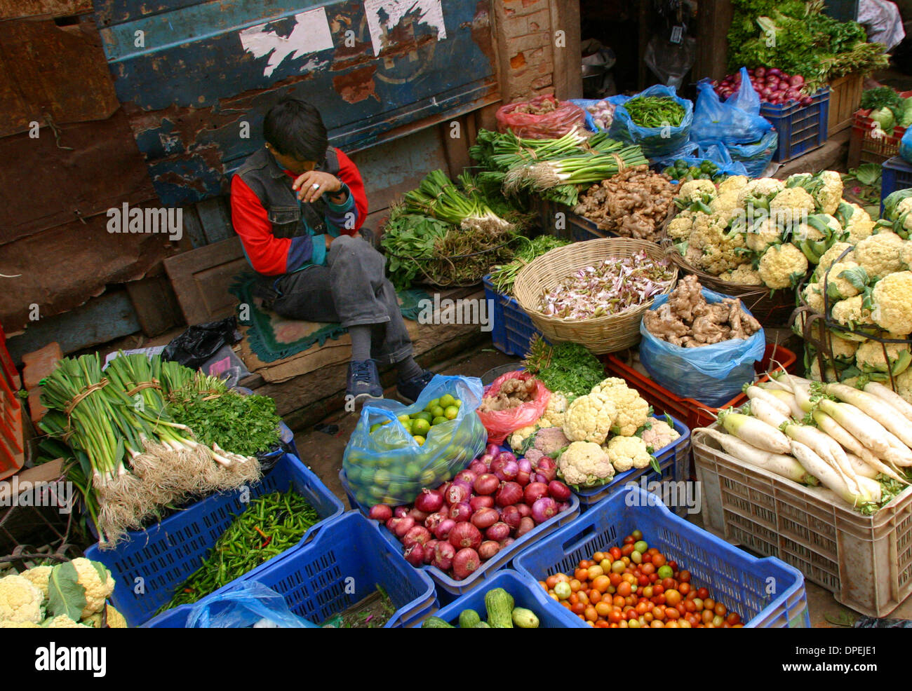 Mar 12, 2006 - Kathmandu, Nepal - La Banca mondiale ha approvato un ampio pacchetto di sostegno al Nepal del valore di US$ 253 milioni di euro in sovvenzioni a favore di una mezza dozzina di progetti. La Banca Mondiale in un comunicato stampa rilasciato in Washington, detta sovvenzione sarebbe andare in programmi di migliorare le possibilità di accesso alla base e l'istruzione primaria, migliorare l'irrigazione, espandere le strade rurali e migliorare le condizioni di vita dei mezzi di sussistenza di un Foto Stock