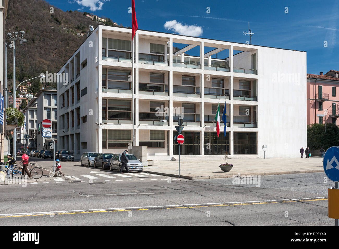 La Casa del Fascio, primo partito sede dei fascisti in Italia, 1936, dall'architetto Giuseppe Terragni Razionalismo italiano, Foto Stock
