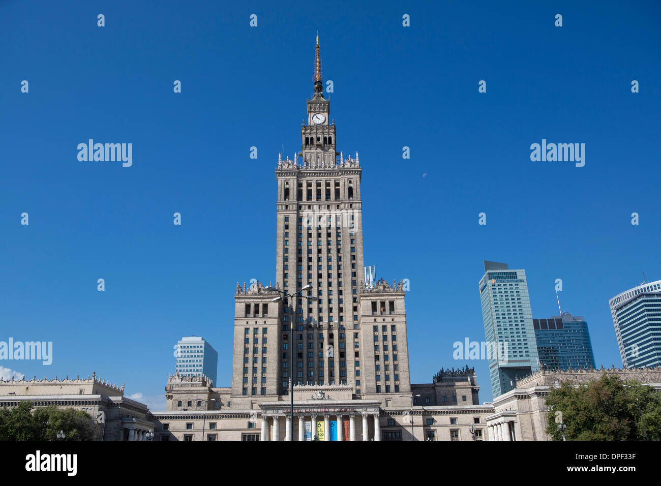 Il Palazzo della Cultura e della scienza, Varsavia, Polonia Foto Stock