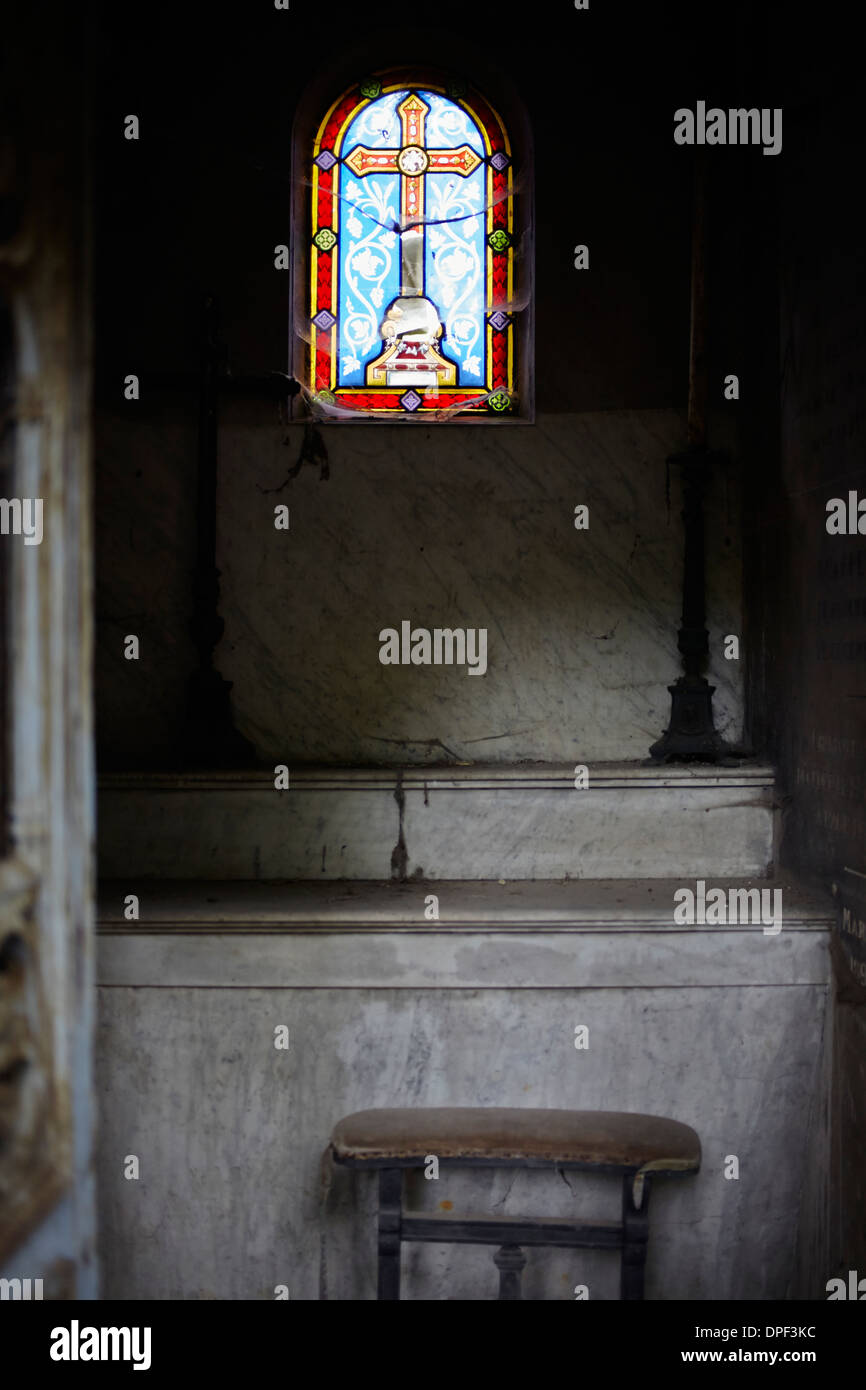 Pere Lachaise cimitero a Parigi Foto Stock