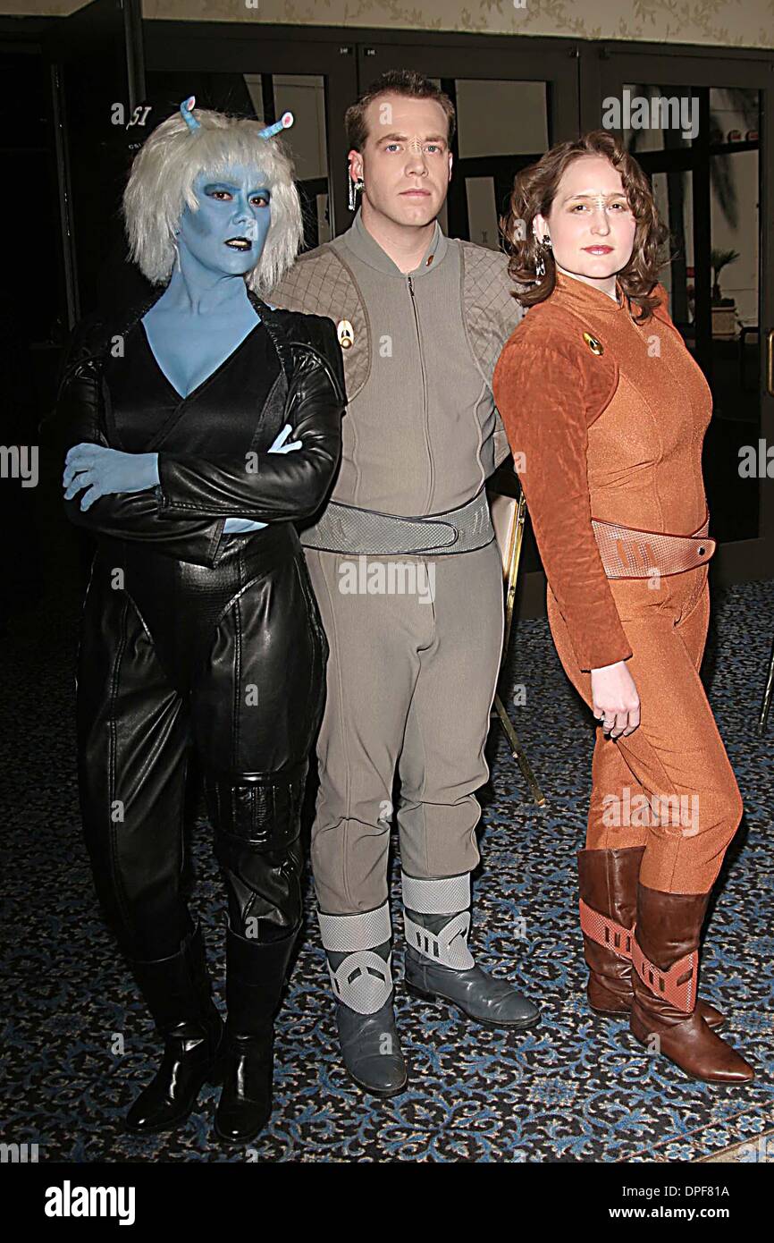 Agosto 19, 2006 - Hollywood, California, Stati Uniti - K49379EG.STAR TREK CONVENTION DI LAS VEGAS GIORNO 2.Hilton hotel di Las Vegas, nanovolt .08-18-2006. - 2006.COSPLAY.BAJORIAN.(Immagine di credito: © Ed Geller/Globe foto/ZUMAPRESS.com) Foto Stock