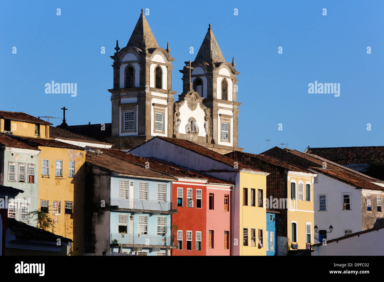 Pelourinho, il centro storico di Salvador, sito Patrimonio Mondiale dell'UNESCO, Bahia, Brasile, Sud America Foto Stock