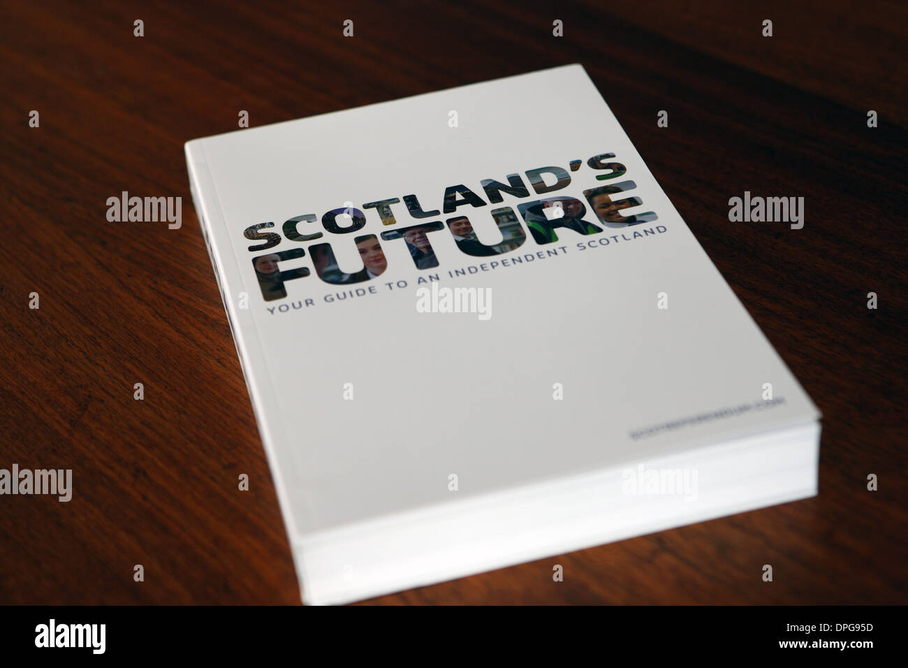 La Scozia il futuro una guida per una Scozia indipendente prodotte dal governo scozzese Foto Stock