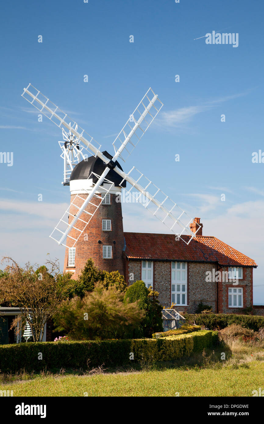 Il mulino a vento di Weybourne, Weybourne, Norfolk Foto Stock