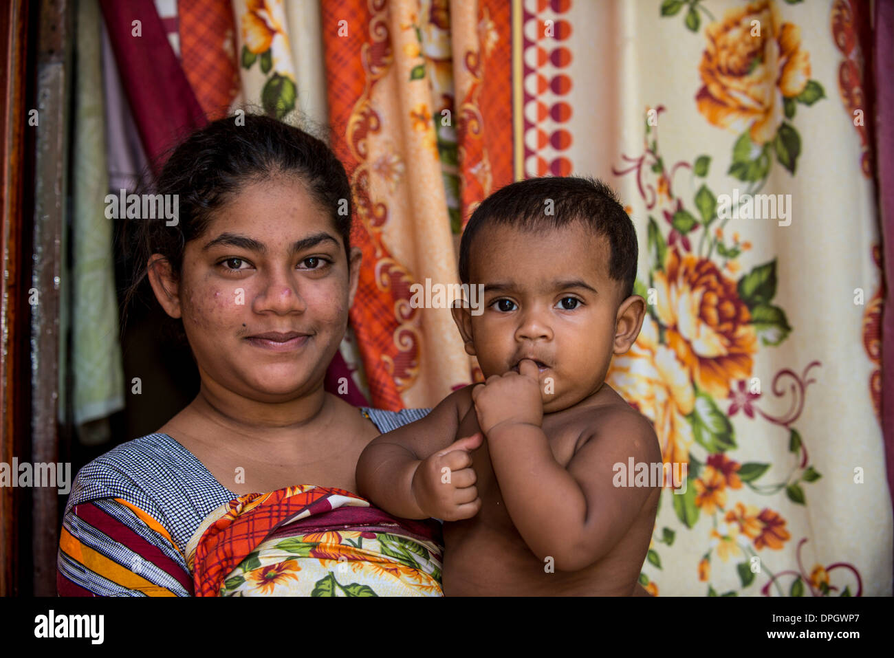 La gente dello Sri Lanka Foto Stock