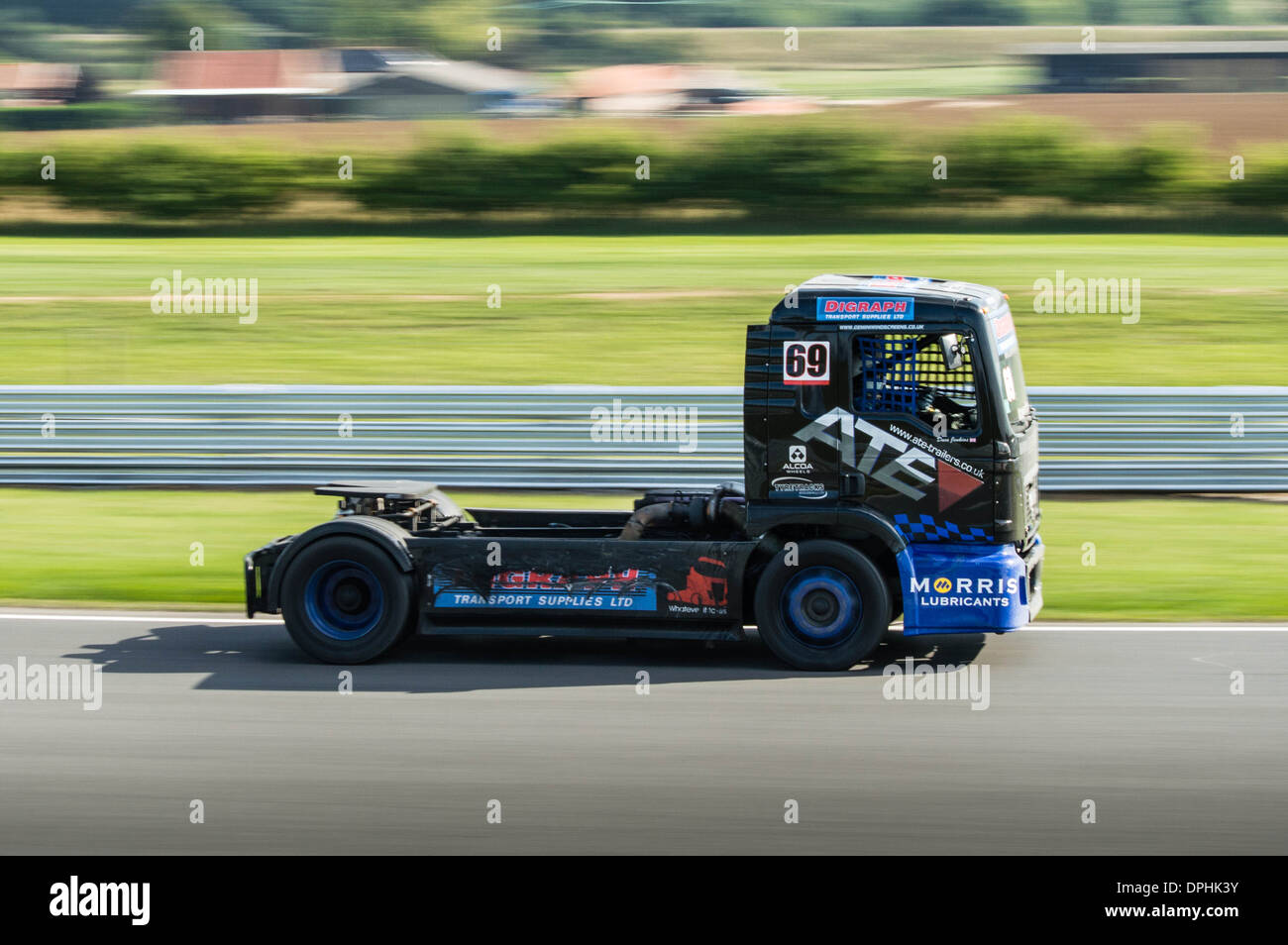 British Truck Racing in pista di Snetterton 2013 Foto Stock