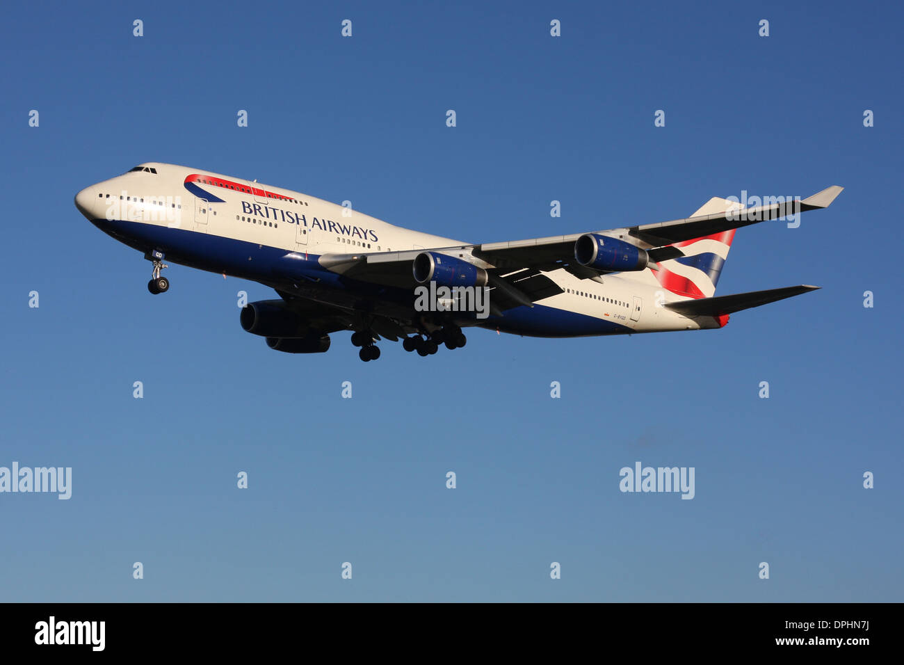 BA BOEING 747 Foto Stock