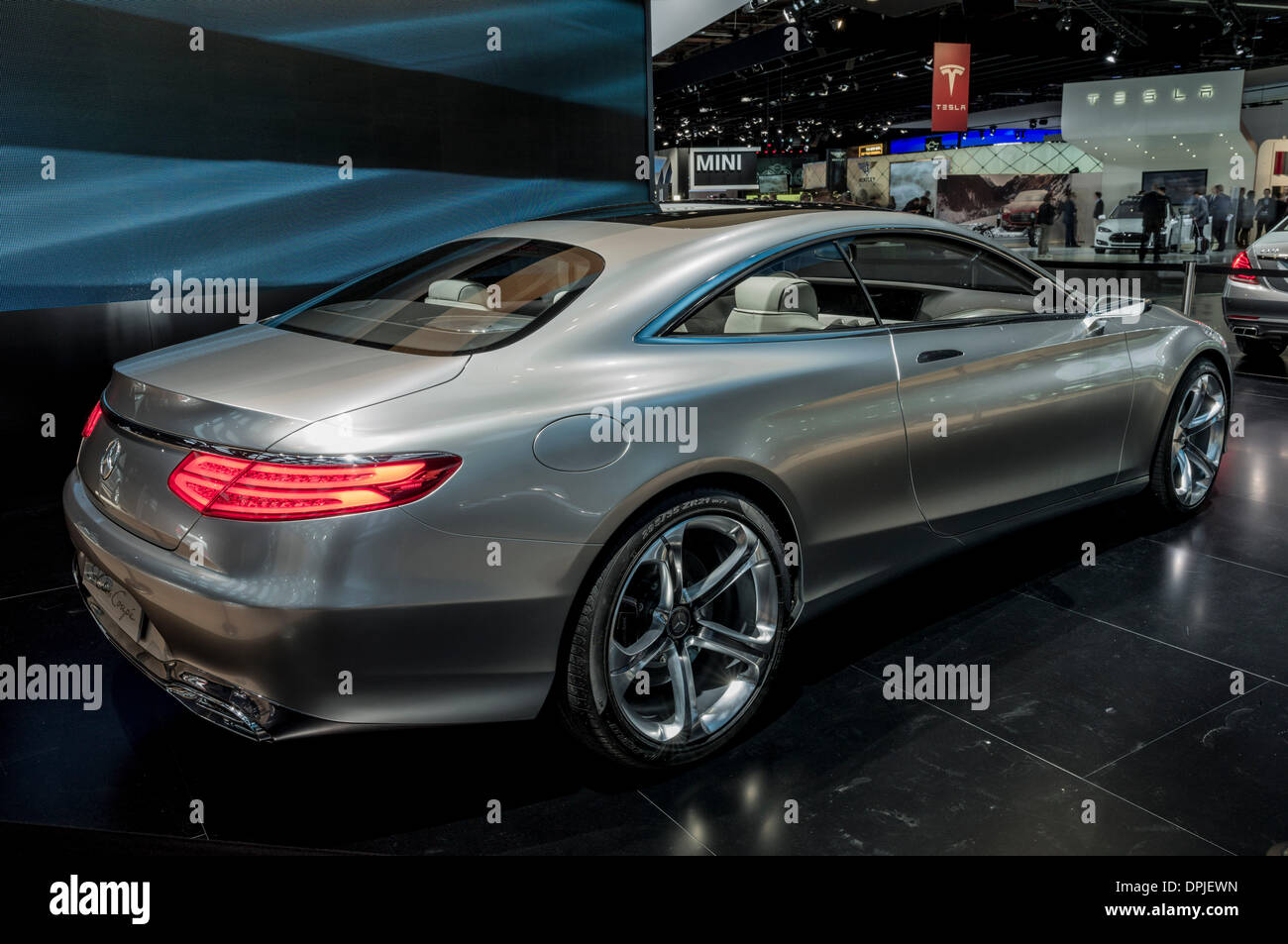 Detroit, Michigan, Stati Uniti d'America. Il 13 gennaio 2014. Mercedes Classe S Coupe concetto al 2014 Detroit Auto Show Credito: Giuseppe Heroun/Alamy Live News Foto Stock