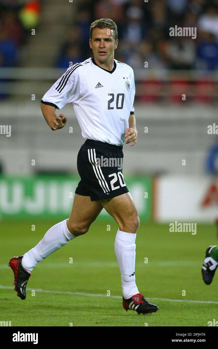 12 maggio 2006 - GERMANIA V Repubblica di Irlanda - OLIVER BIERHOFF.GERMANIA.IBARAKI KASHIMA STADIUM, IBARA.GERMANIA V Repubblica di Irlanda.05/06/2002.DIB4988.K47872.WORLD CUP 2006 ANTEPRIMA.(Immagine di credito: © Globo foto/ZUMAPRESS.com) Foto Stock