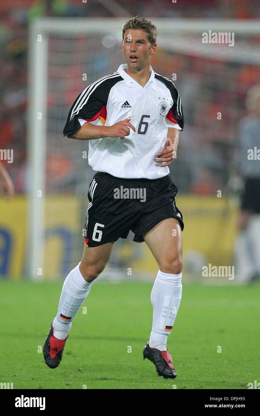 THOMAS HITZLSPERGER.GERMANIA & VFB Stuttgart.HOLLAND V GERMANIA.ROTTERDAM,Olanda.17/08/2005.DII35954.K47872.WORLD CUP 2006 ANTEPRIMA Foto Stock