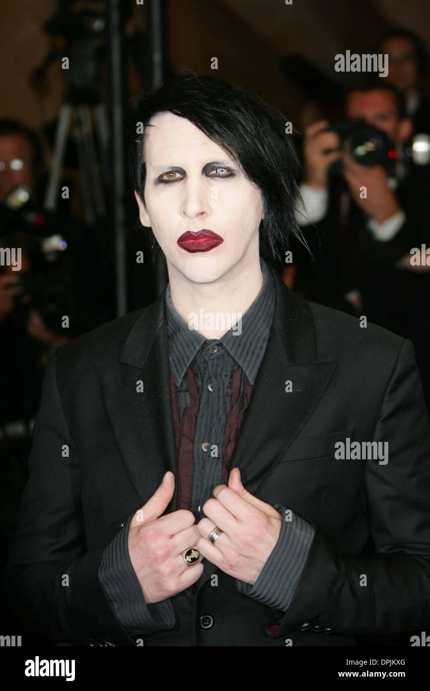 22 maggio 2006 - Palais De Festival di Cannes, Francia - Marilyn Manson.assiste il Premier per Southland Tales IN CANNES 05-21-2006. DAVID GADD- - 2006.K48029(Immagine di credito: © Globo foto/ZUMAPRESS.com) Foto Stock