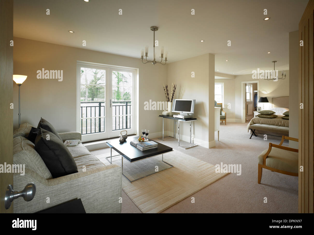 Aprire il piano interno Foto Stock