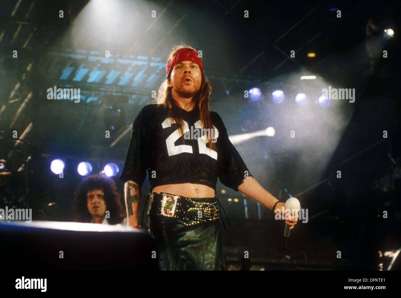 Giugno 8, 2006 - Axl Rose 1992.IL MERCURIO TRUBUTE.A9127. DAVE BENET-(Immagine di credito: © Globo foto/ZUMAPRESS.com) Foto Stock