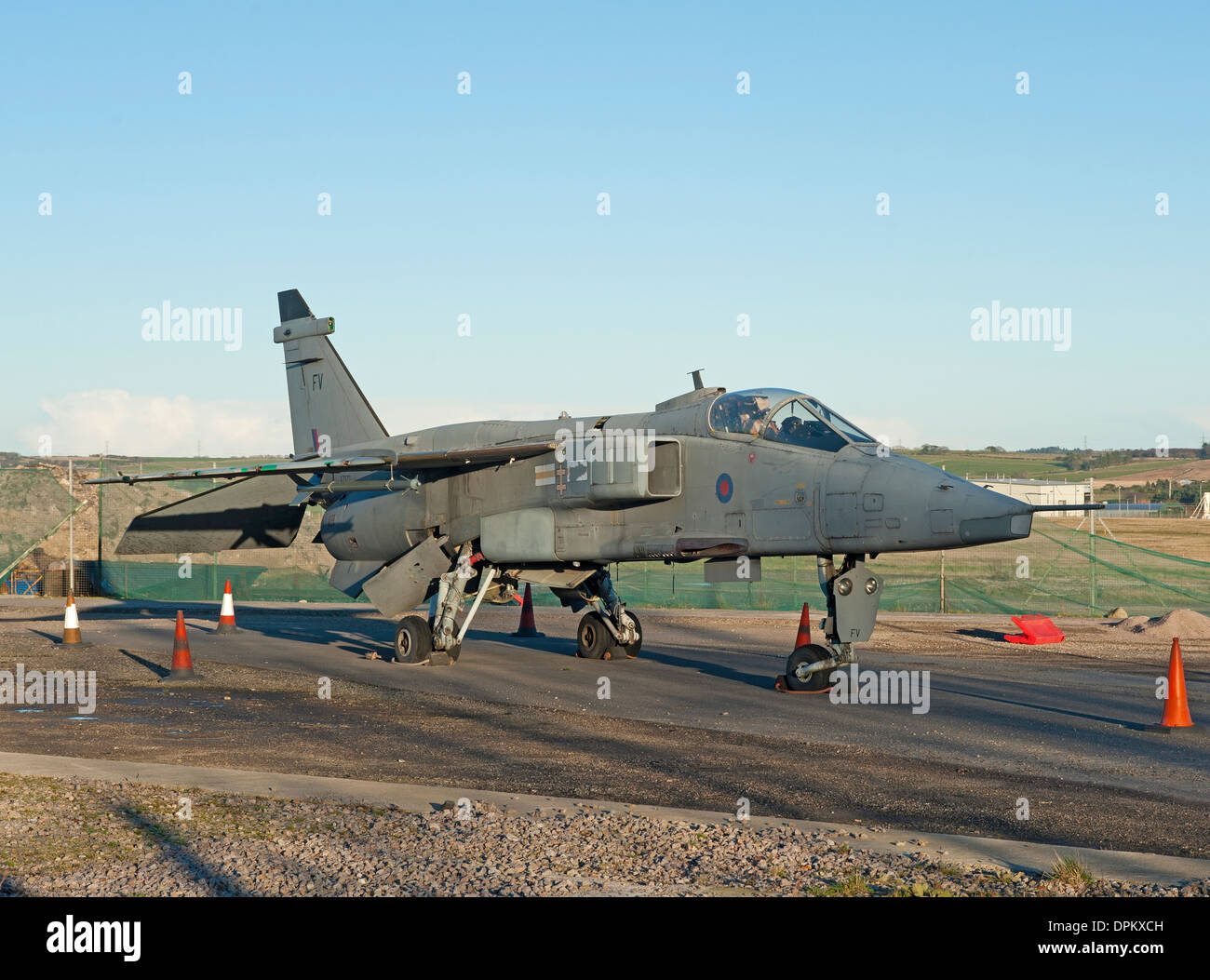 SEPECAT Jaguar GR3 Serial XZ372 (FV) Foto Stock