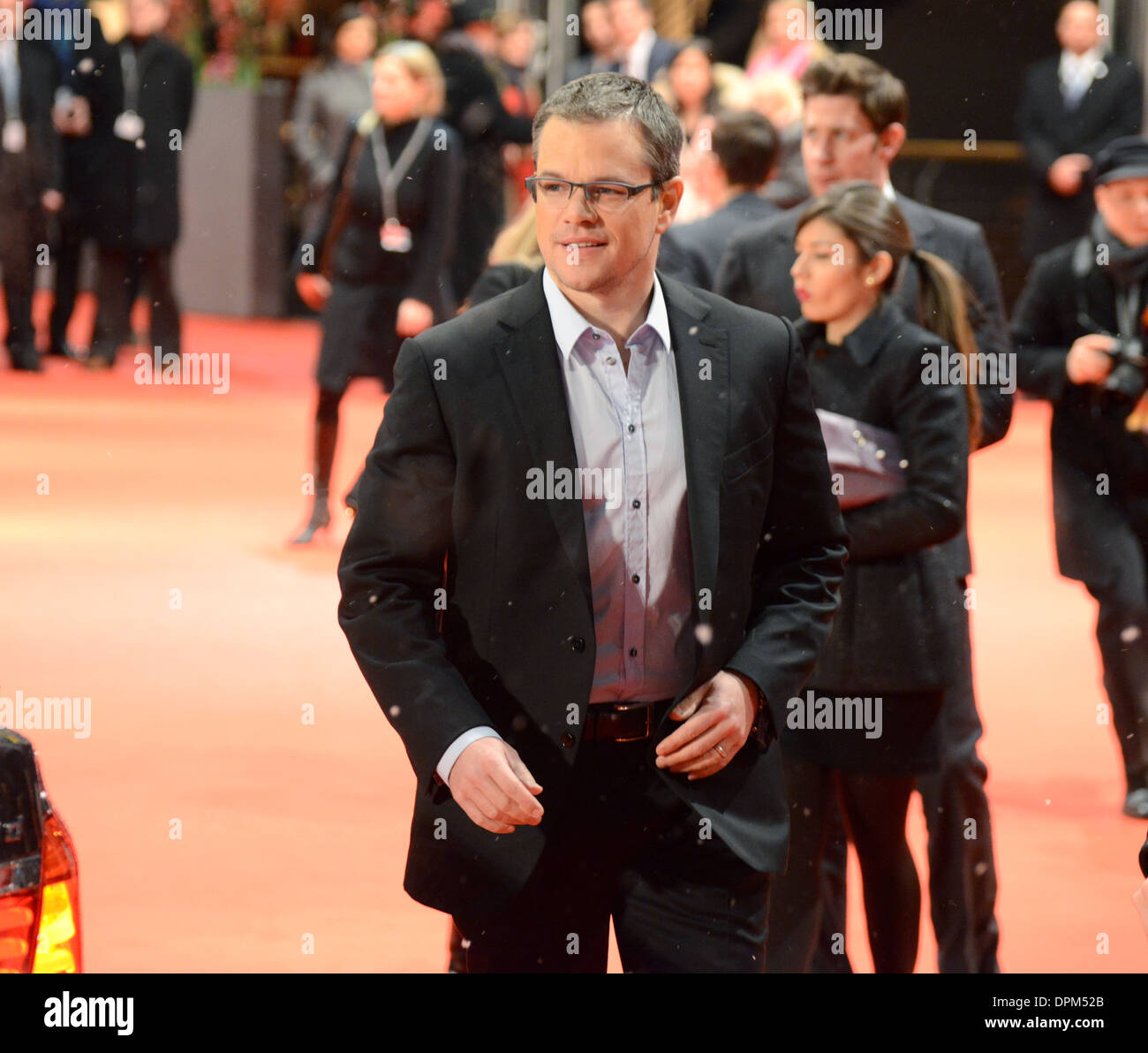 Matt Damon - 63a edizione annuale di Berlinale Festival Internazionale del Film, " Terra promessa " Premiere, Berlino - 8 Febbraio 2013 Foto Stock