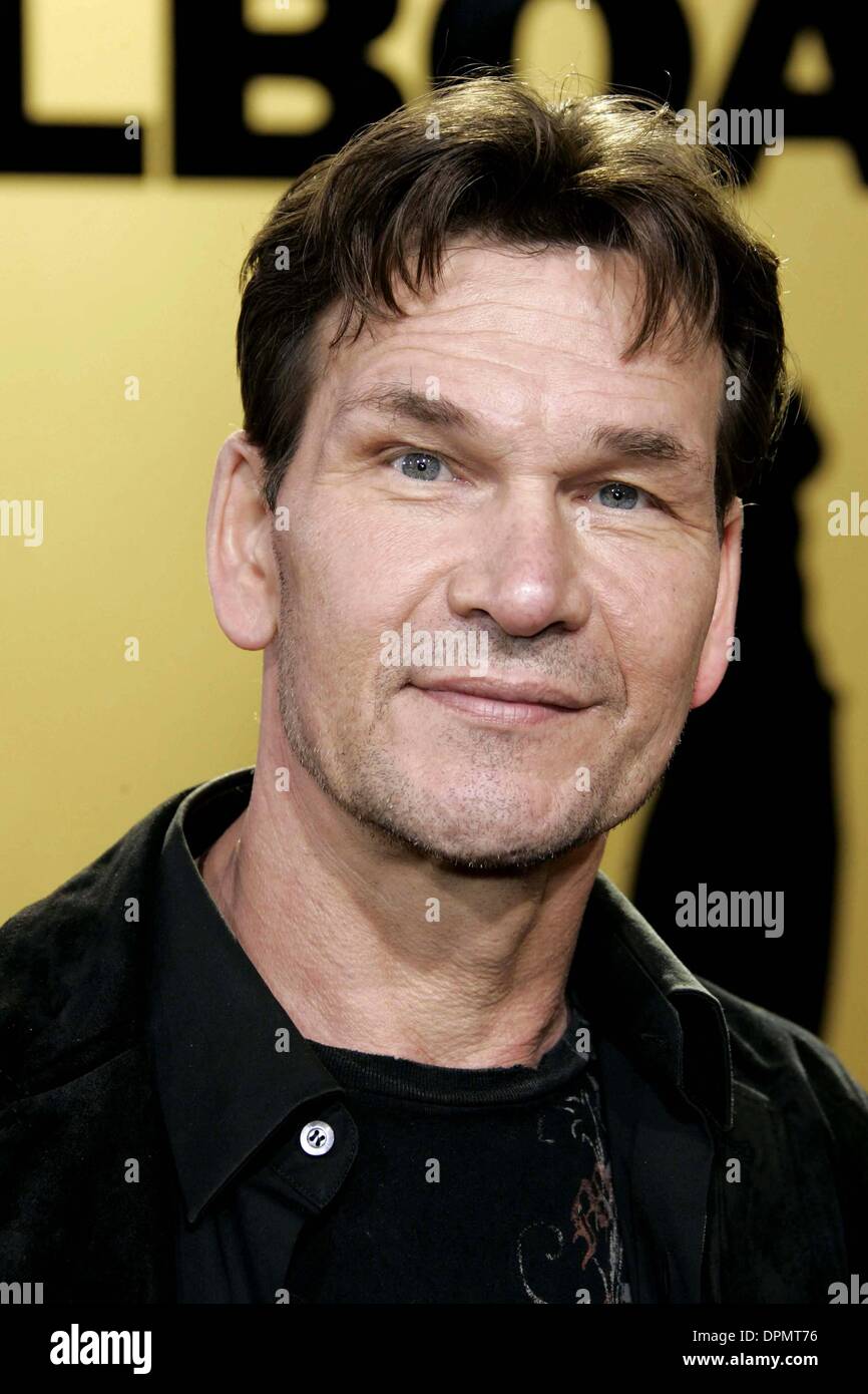 Dic. 14, 2006 - cinese Graumans, Hollywood, LOS ANGELES, Stati Uniti d'America - Patrick Swayze.attore.K51081.Premiere mondiale di Rocky Balboa A GRAUMANS Chinese Theatre Hollywood , CA 12-13-2006.(Immagine di credito: © Globo foto/ZUMAPRESS.com) Foto Stock