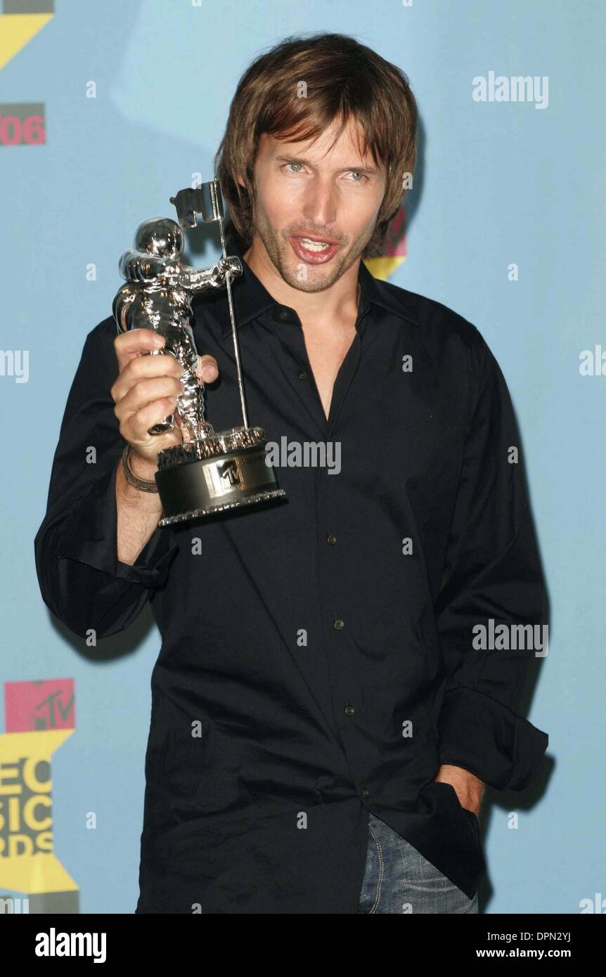 Sett. 1, 2006 - K49497.MTV Video Music Awards - pressroom. RADIO CITY MUSIC HALL DI NEW YORK CITY.08-31-2006. Contrassegnare CHILTON- - 2006.james blunt(Immagine di credito: © Globo foto/ZUMAPRESS.com) Foto Stock