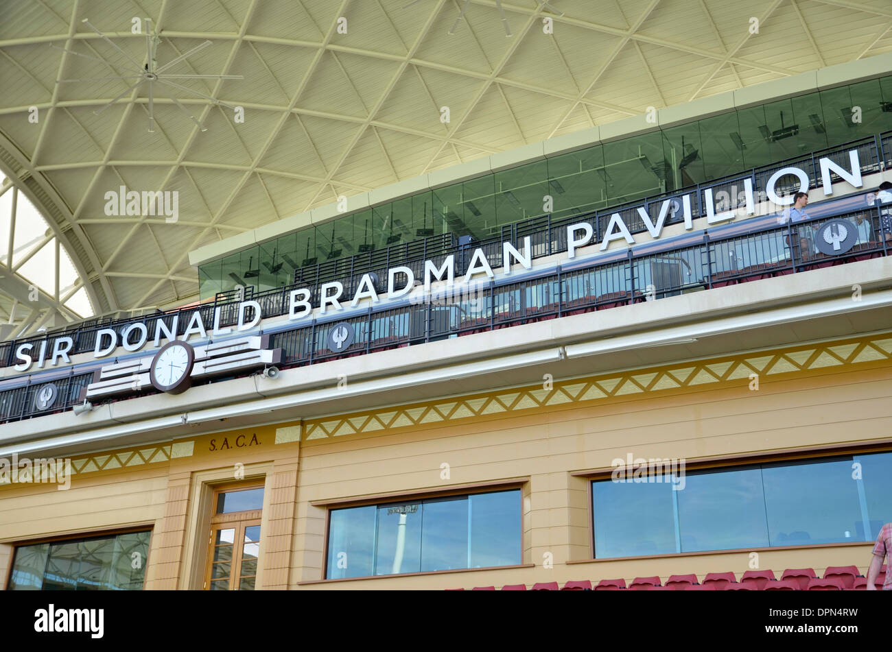 Il Sir Donald Bradman padiglione recentemente risviluppata Adelaide Oval Foto Stock