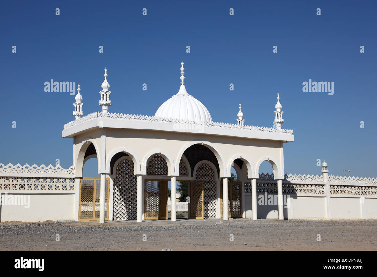 Splendido cancello in Sharjah Emirati Arabi Uniti Foto Stock