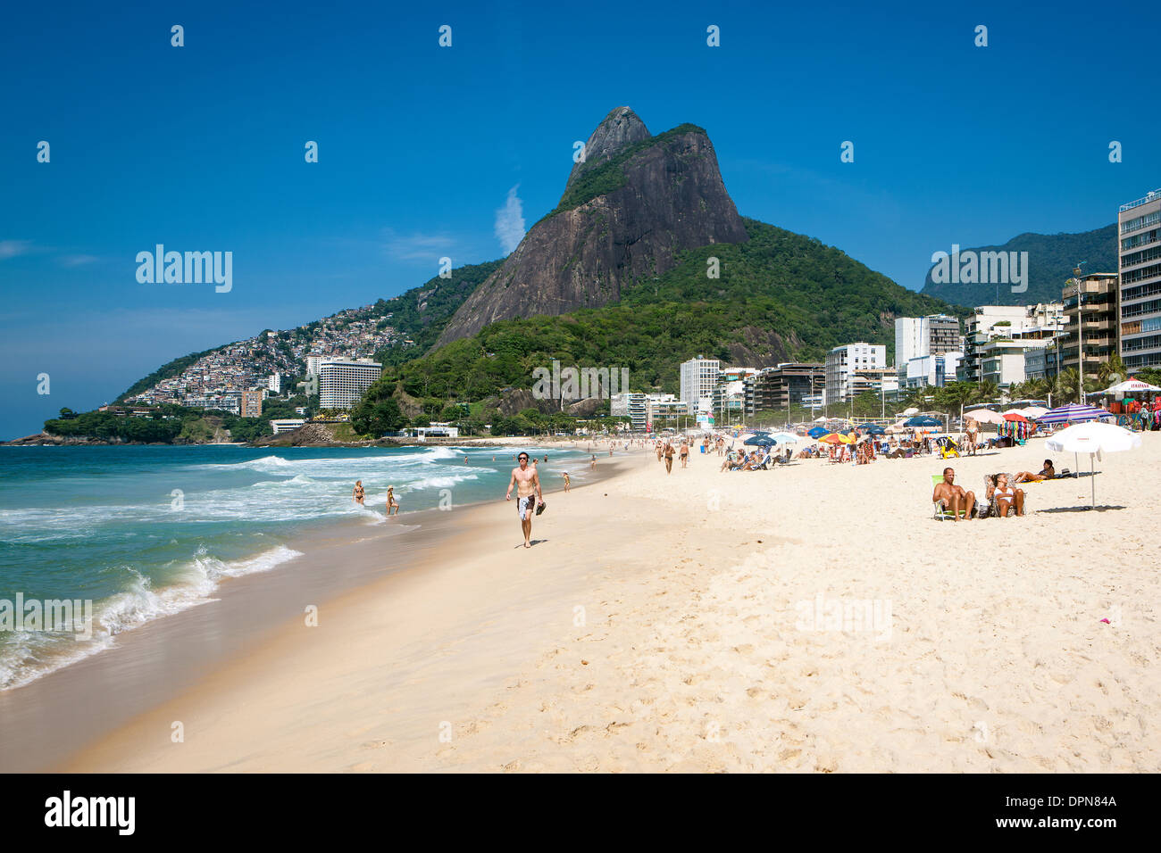 Ipanema Beach, Rio de Janeiro, Brasile Foto Stock