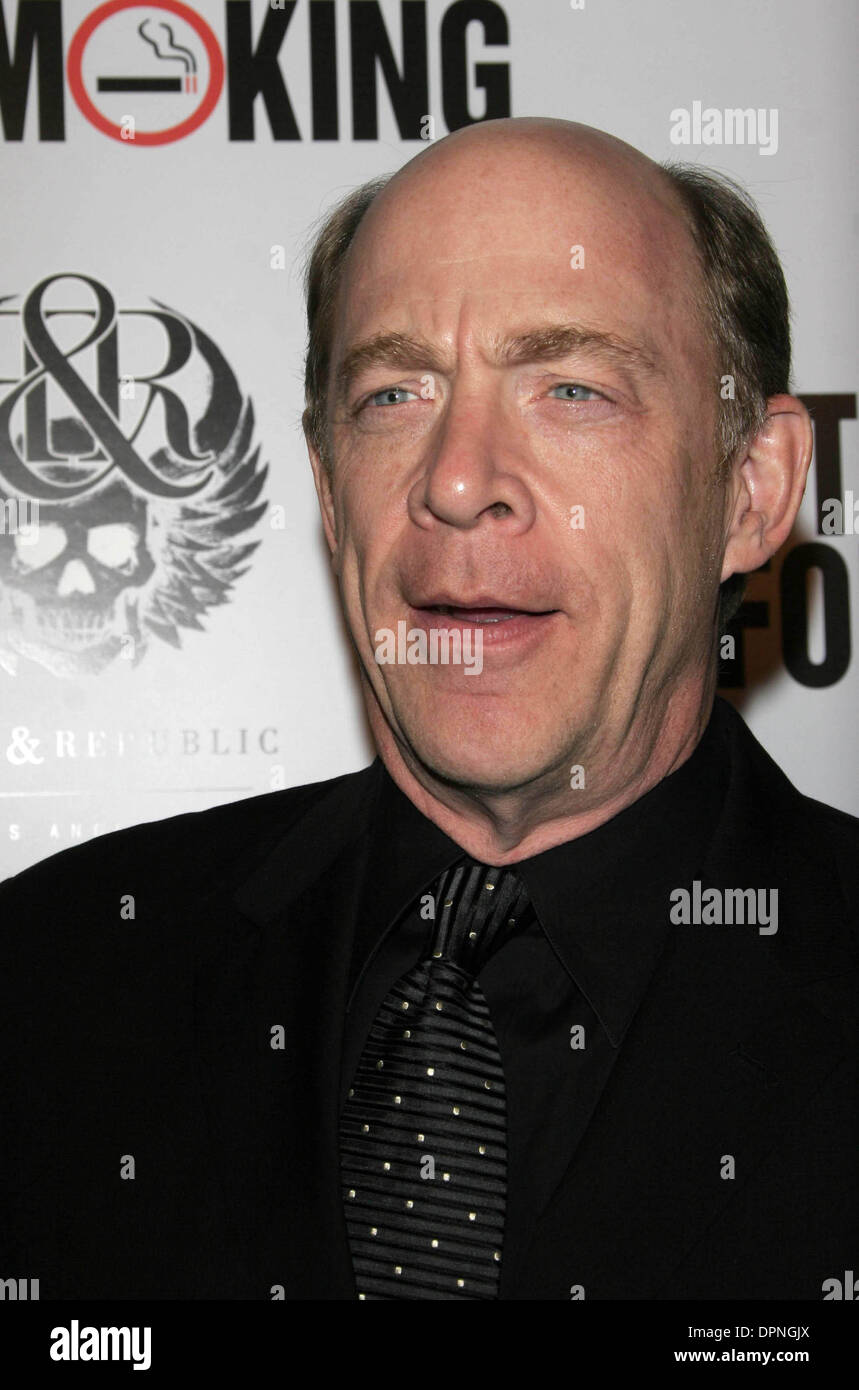 Mar 16, 2006 - West Hollywood, CALIFORNIA, STATI UNITI D'AMERICA - JK SIMMONS -.GRAZIE PER FUMATORI - PREMIERE -.Directors Guild of America, West Hollywood, California - .16-03-2006 -. NINA PROMMER/ 2006.K47176NP.(Immagine di credito: © Globo foto/ZUMAPRESS.com) Foto Stock