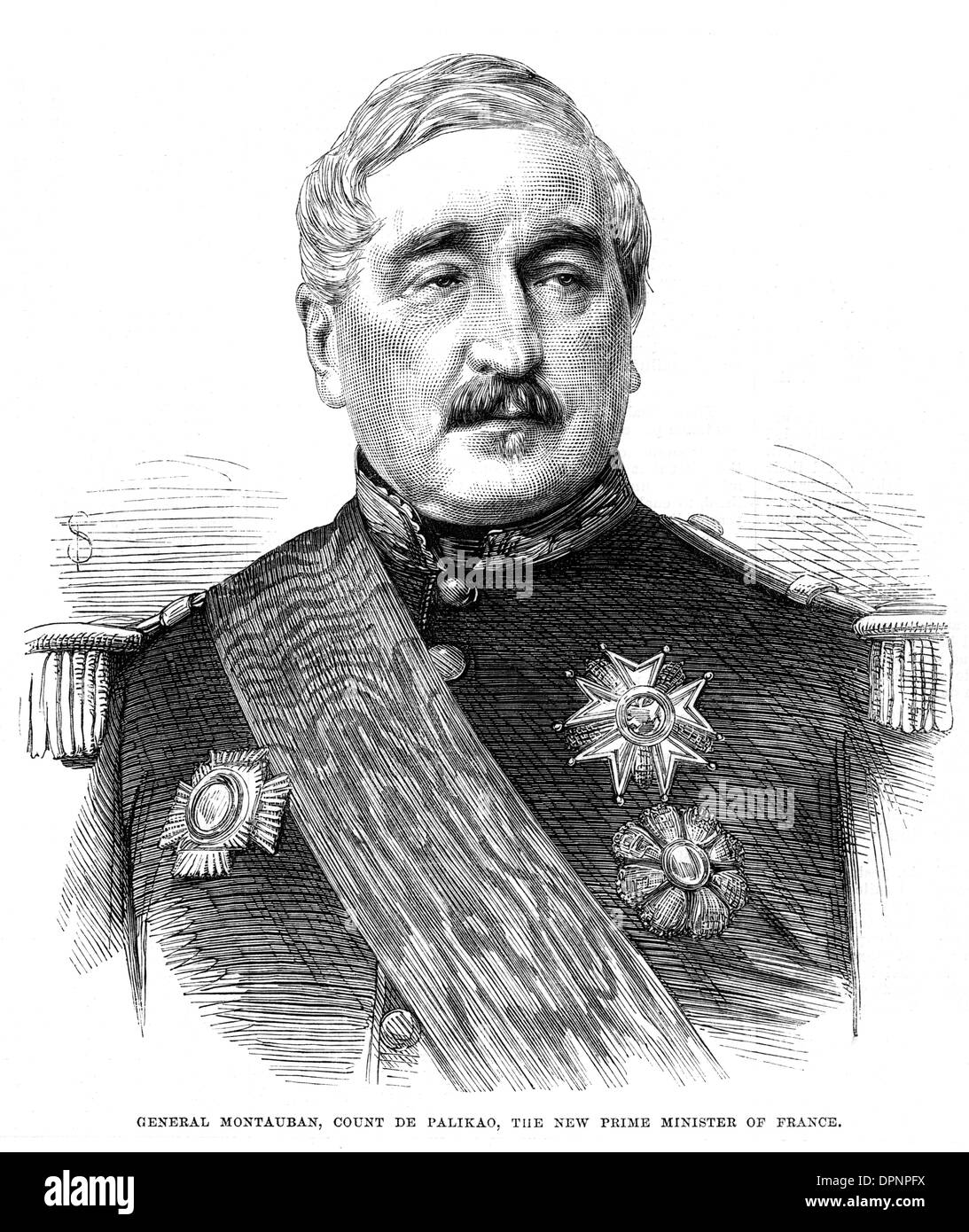 CHARLES COUSIN-MONTAUBAN Foto Stock