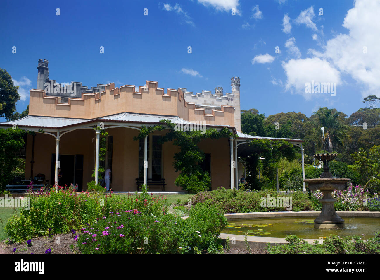 Vaucluse Casa e giardino Vaucluse sobborghi Orientali Sydney New South Wales NSW Australia Foto Stock