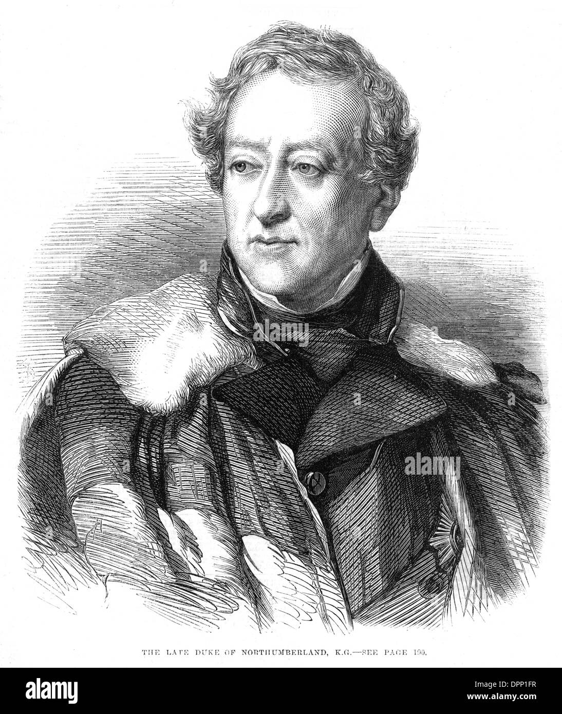 4TH DUCA NORTHUMBERLAND Foto Stock