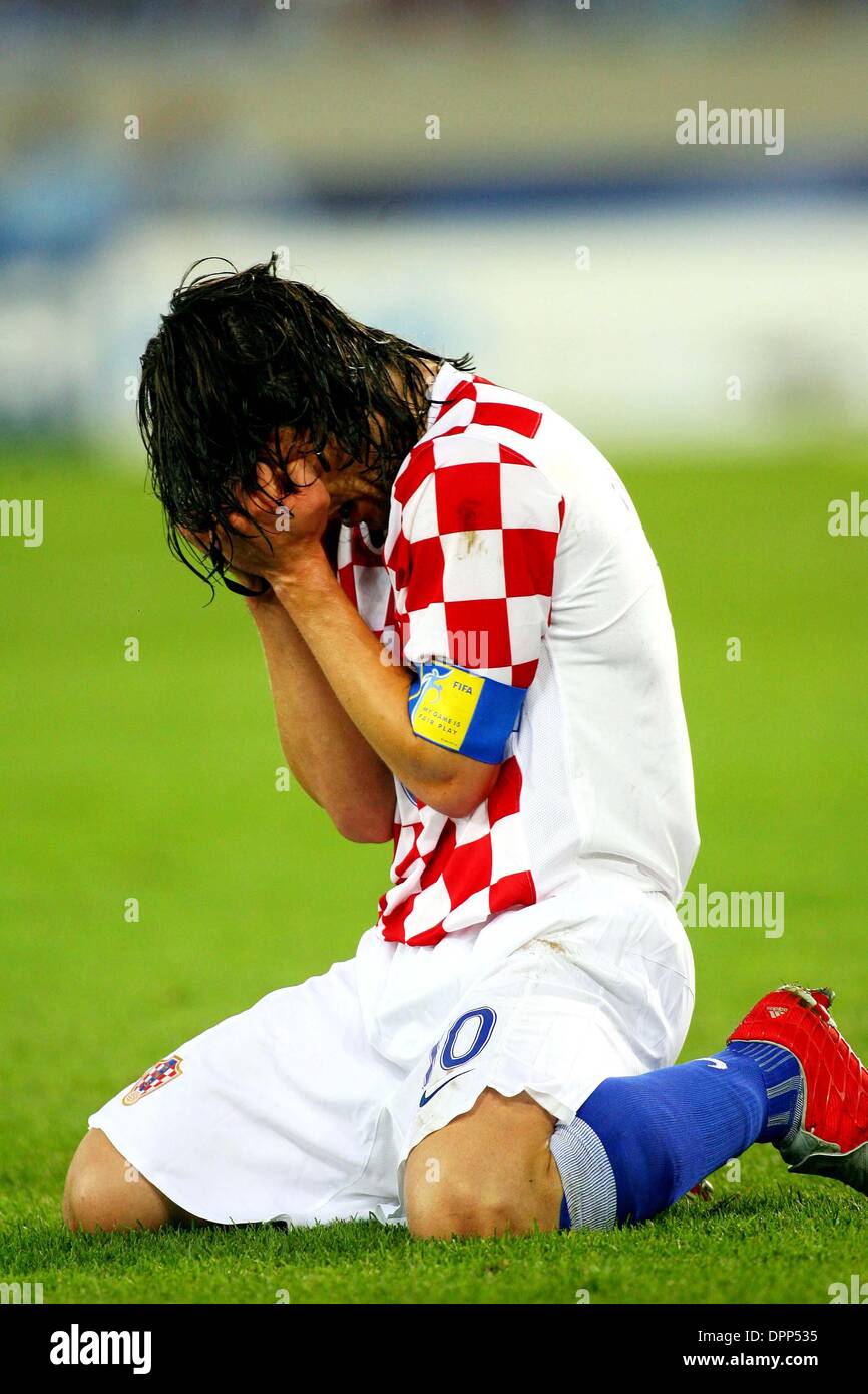 Giugno 22, 2006 - World Cup, Dortmund, Germania - K48408.WORLD CUP SOCCER, CROAZIA V AUSTRALIA.06-22-2006. RICHARD VENDITORI / / 2006.NIKO KOVAK(Immagine di credito: © Globo foto/ZUMAPRESS.com) Foto Stock