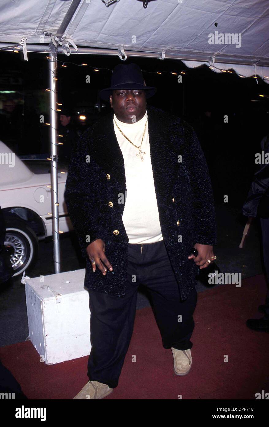 7 dicembre, 2005 - K3351WW.1995 Billboard Music Awards 12-06-1995.Notorious B.I.G. (AKA CHRISTOPHER WALLACE, BIGGY laghetti . WALTER WEISSMAN-(Immagine di credito: © Globo foto/ZUMAPRESS.com) Foto Stock