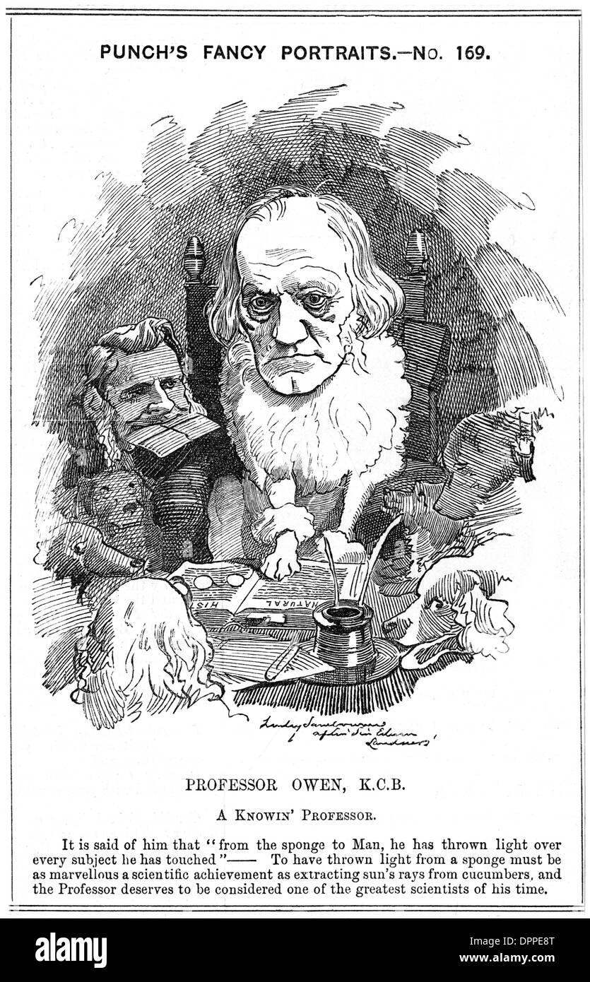 SIR RICHARD OWEN Foto Stock