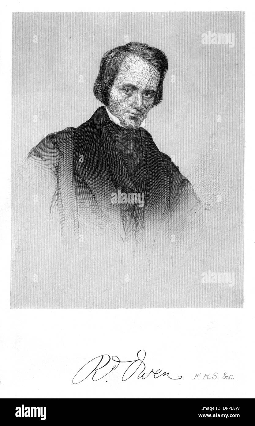 SIR RICHARD OWEN Foto Stock