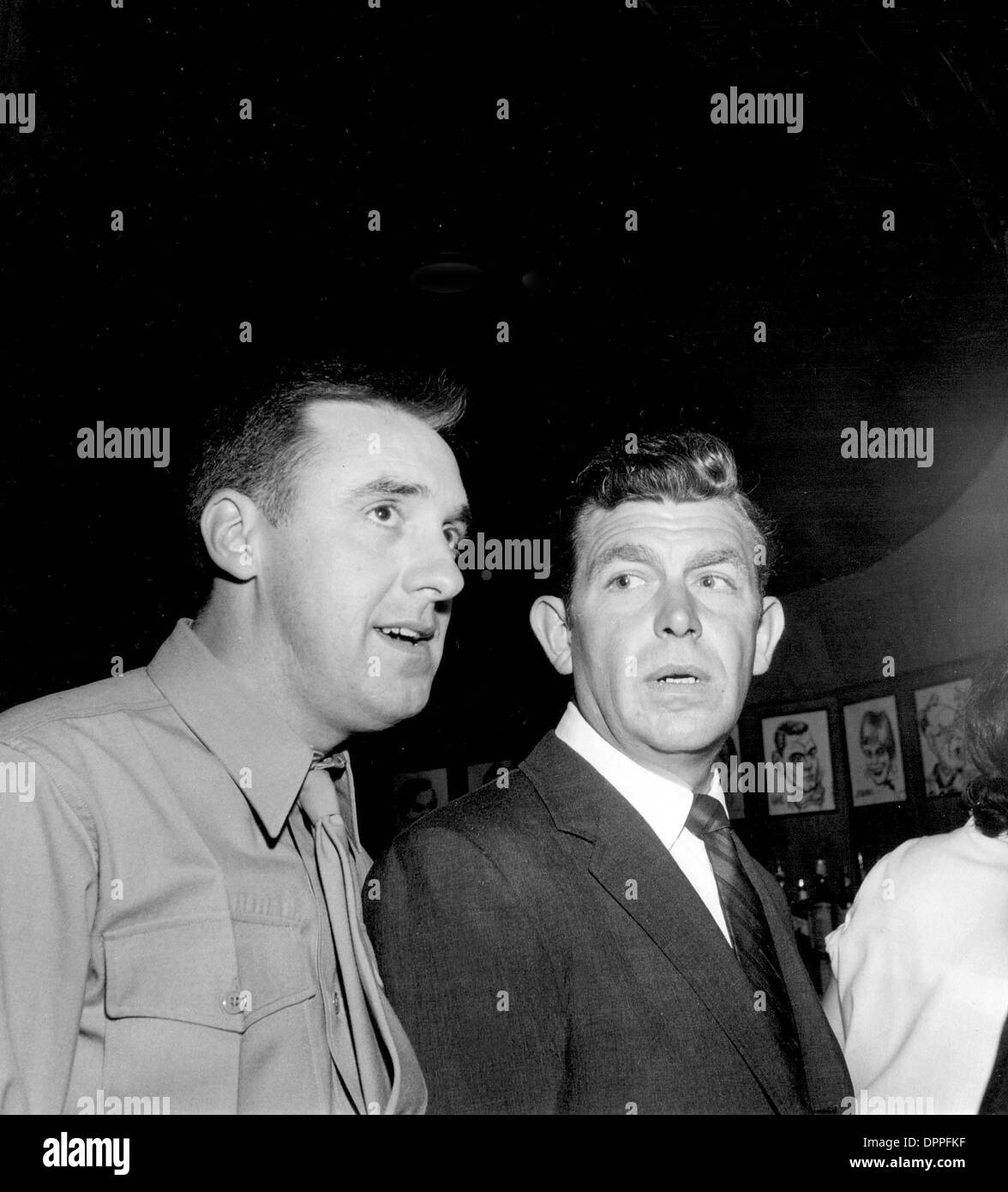 Apr. 19, 2006 - Andy Griffith con Jim Nabors a Jim Nabors PARTY.A777-1A.FORNITO DAL CREDITO (Immagine: © Globo foto/ZUMAPRESS.com) Foto Stock