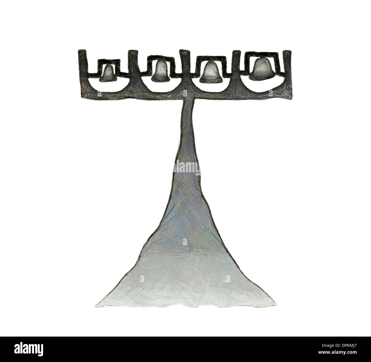 Il campanile - punto di riferimento della città di Brasilia Foto Stock