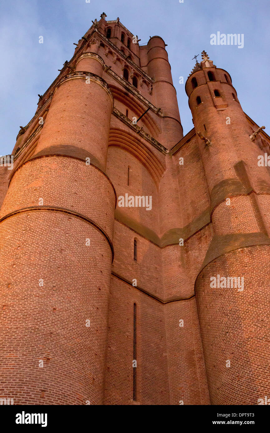 Il medievale Sainte-Cécile cattedrale, Albi, Francia Foto Stock