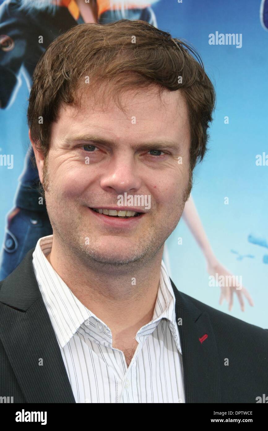 Mar 22, 2009 - Los Angeles, California, Stati Uniti d'America - Attore Rainn Wilson al 'Monsters vs Aliens' Los Angeles Premiere detenute al Amphitheatre di Gibson, Universal Studios (credito Immagine: Â© Paul Fenton/ZUMA Press) Foto Stock