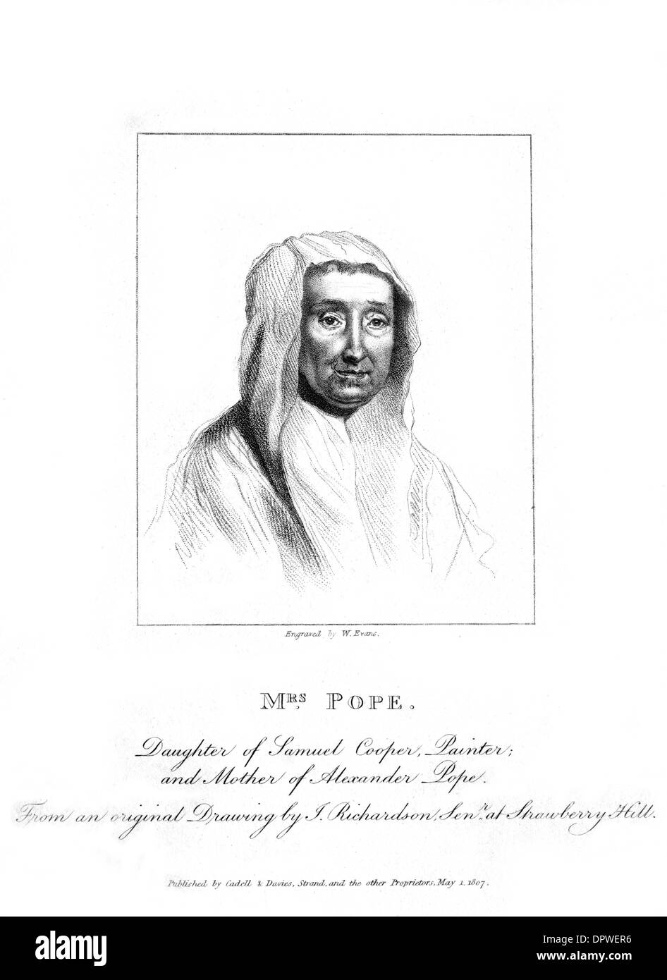 ALEX. Il Papa della madre Foto Stock