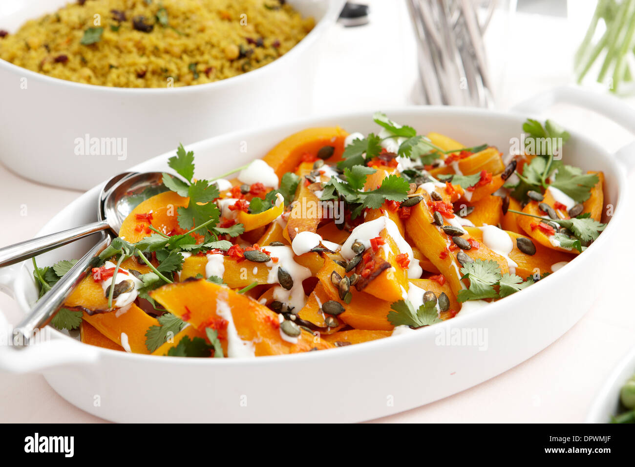Buffet sano Foto Stock