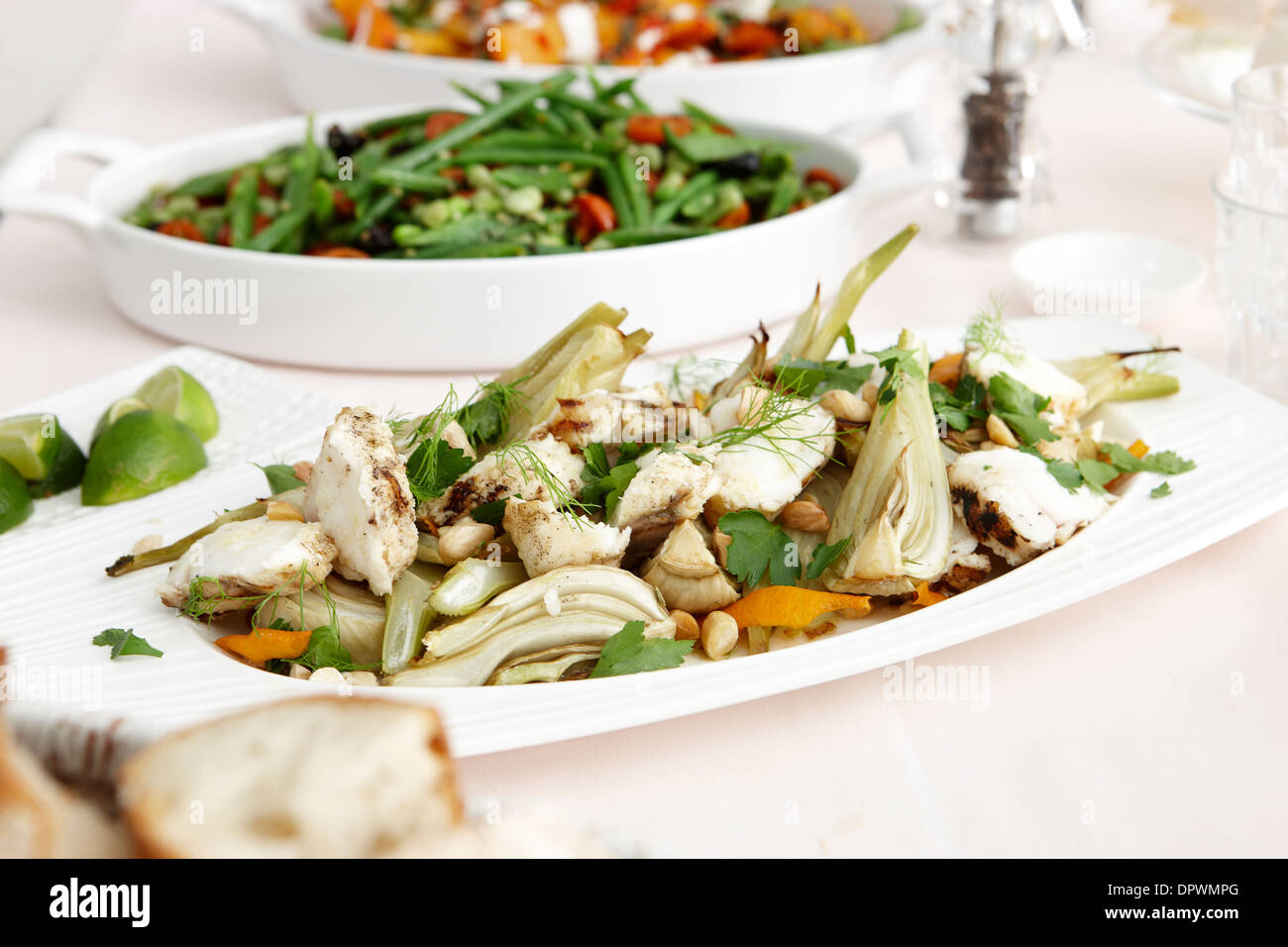 Buffet sano Foto Stock