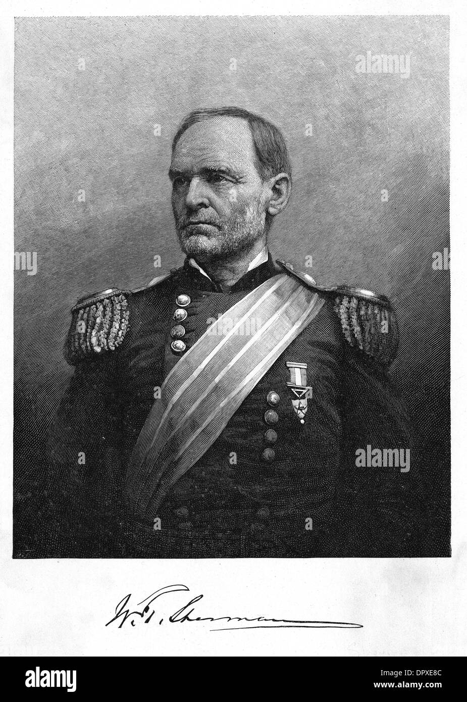 WM. TECUMSEH SHERMAN Foto Stock