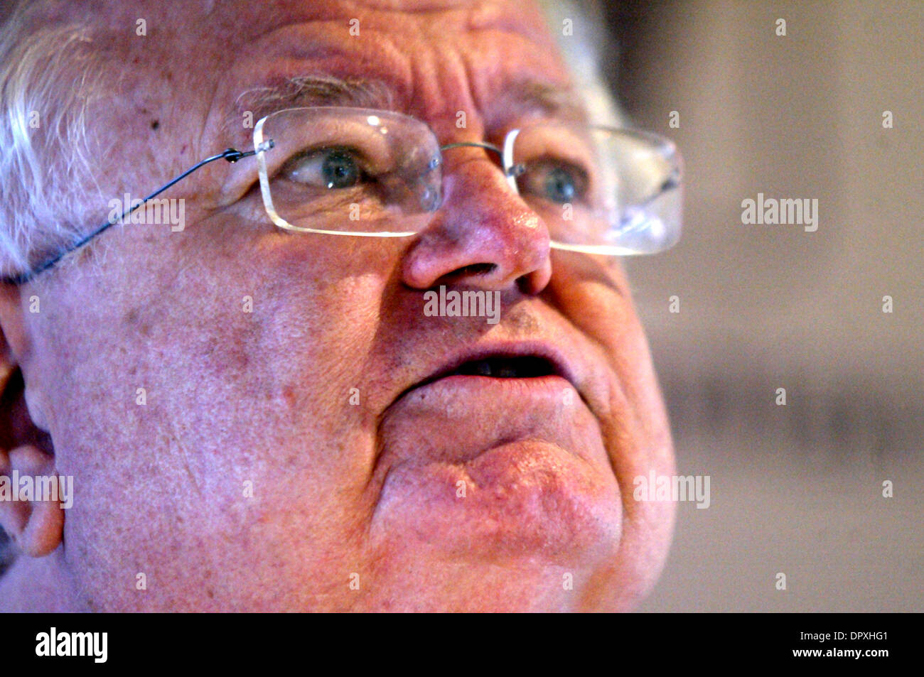 Maggio 05, 2009 - New Delhi NCR (regione della capitale nazionale), India - AMBASCIATORE ROBERT BLACKWILL, ex ambasciatore statunitense in India e Senior Fellow e Senior Advisor del presidente, RAND Corporation indirizzi in una sessione su "noi-India relazioni" organizzato congiuntamente dalla confederazione dell'industria indiana (CII) e Aspen Institute India. BLACKWILL detto entrambi i paesi dovrebbero intensificare Foto Stock