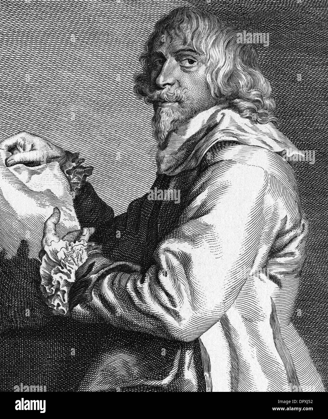 Hendrik Van Steenwyck, dopo Van Dyck Foto Stock