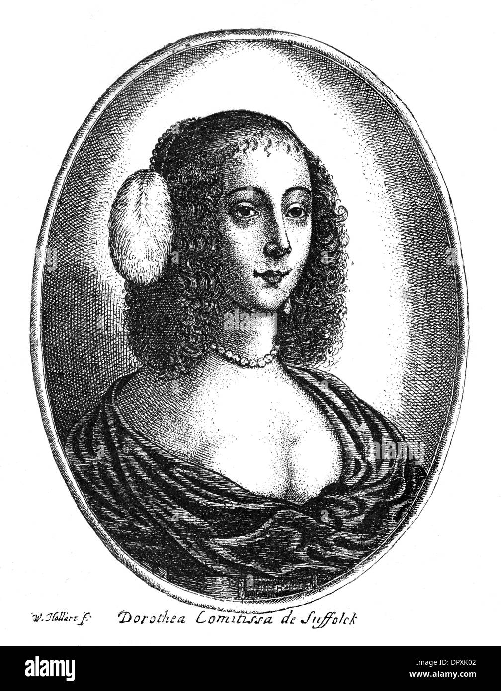 SUSAN CONTESSA SUFFOLK Foto Stock