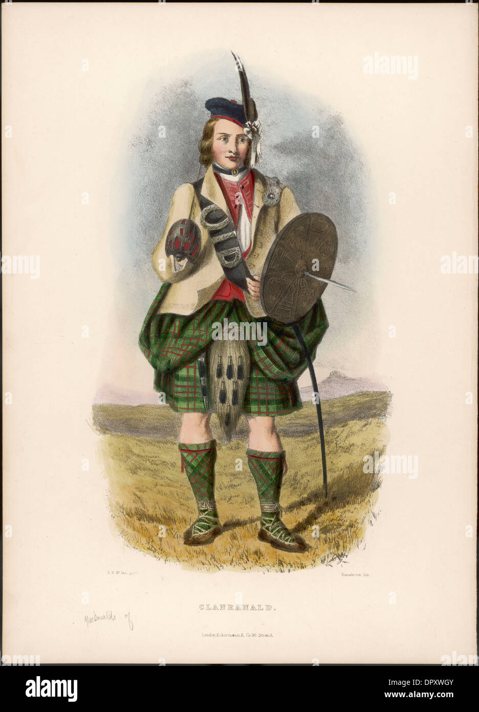 CLAN RANALD Foto Stock