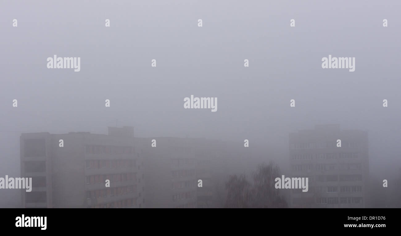 Gli sfondi di nebbia. Foto Stock