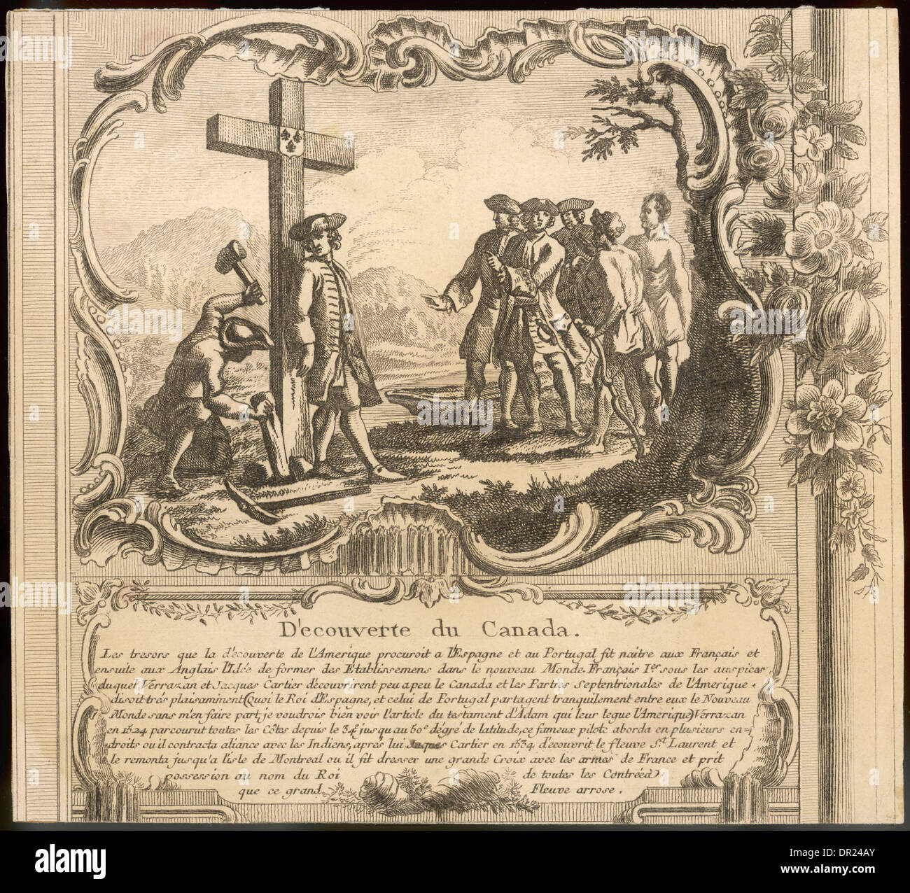 CARTIER A MONTREAL Foto Stock