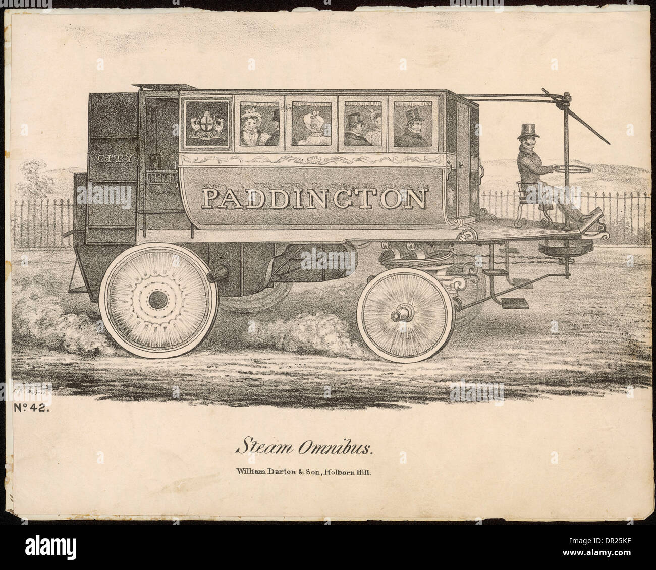 ENTERPRISE omnibus a vapore Foto Stock